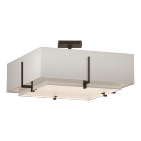 Semi-Flush Mts. Drum Shade by Hubbardton Forge ( 39 | 126510-SKT-05-SF1605-SE2012 Exos ) 