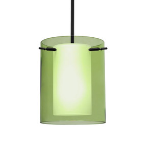 Mini Pendants Glass Down by Besa ( 74 | 1TT-L00607-LED-BK Besa Pahu 8 Stem Pendant ) 