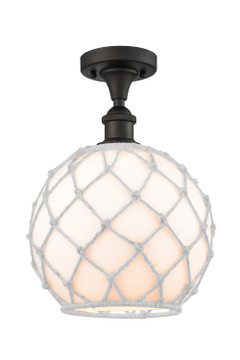 Semi-Flush Mts. Glass Down by Innovations ( 405 | 516-1C-OB-G121-10RW-LED Ballston ) 
