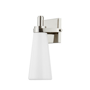 Sconces Single Glass by Hudson Valley ( 70 | 4221-PN Trude ) 