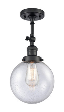 Semi-Flush Mts. Directional by Innovations ( 405 | 201F-BK-G204-8-LED Franklin Restoration ) 