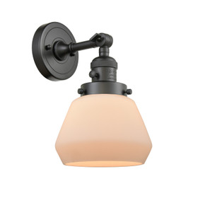 Sconces Single Glass by Innovations ( 405 | 203SW-OB-G171-LED Franklin Restoration ) 