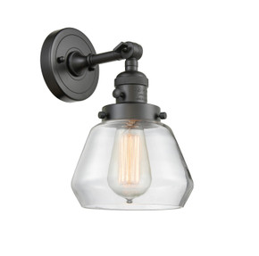 Sconces Single Glass by Innovations ( 405 | 203SW-OB-G172-LED Franklin Restoration ) 