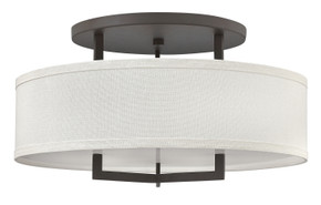 Semi-Flush Mts. Drum Shade by Hinkley ( 13 | 3211KZ Hampton ) 