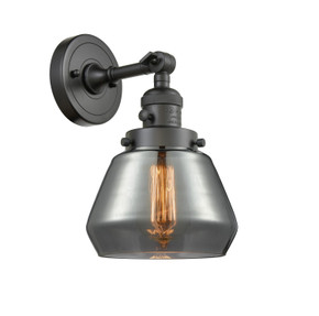 Sconces Single Glass by Innovations ( 405 | 203SW-OB-G173-LED Franklin Restoration ) 