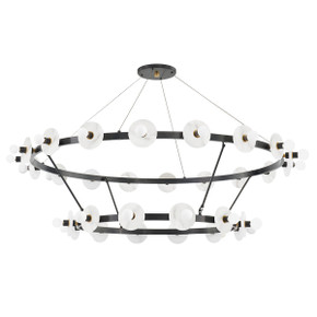 Large Chandeliers Ring/Halo by Hudson Valley ( 70 | 4262-AOB Austen ) 