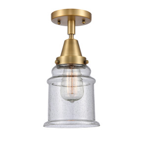 Flush Mounts Glass Down by Innovations ( 405 | 447-1C-BB-G184-LED Caden ) 