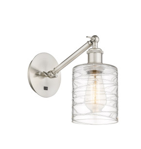 Sconces Single Glass by Innovations ( 405 | 317-1W-SN-G1113 Ballston ) 