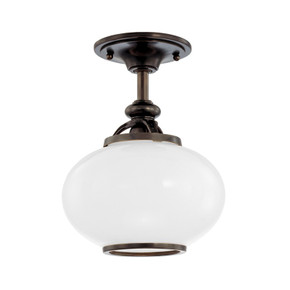 Semi-Flush Mts. Bowl Style by Hudson Valley ( 70 | 9809F-OB Canton ) 