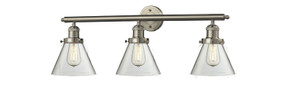Bathroom Fixtures Three Lights by Innovations ( 405 | 205-SN-G42 Franklin Restoration ) 