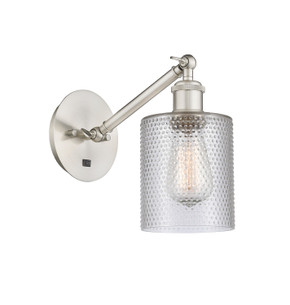 Sconces Single Glass by Innovations ( 405 | 317-1W-SN-G112 Ballston ) 