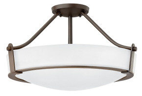 Semi-Flush Mts. Bowl Style by Hinkley ( 13 | 3221OB-WH Hathaway ) 