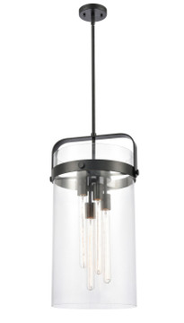 Pendants Glass Down by Innovations ( 405 | 413-4SL-BK-G413-4S-12CL Downtown Urban ) 