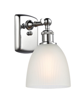 Sconces Single Glass by Innovations ( 405 | 516-1W-PC-G381-LED Ballston ) 