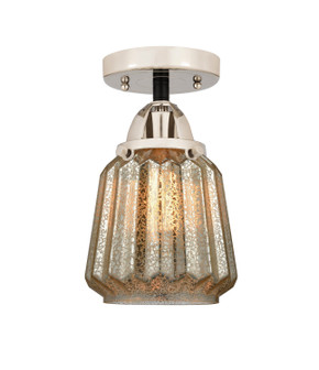 Semi-Flush Mts. Cage by Innovations ( 405 | 288-1C-BPN-G146-LED Nouveau 2 ) 