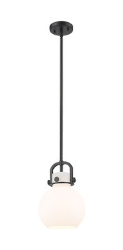 Mini Pendants Glass Down by Innovations ( 405 | 410-1SS-BK-G410-8WH Downtown Urban ) 