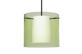 Pendants Drum Shade by Besa ( 74 | 1TT-L18407-LED-BR Pahu ) 