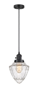 Mini Pendants Glass Down by Innovations ( 405 | 201CSW-BK-G664-7 Franklin Restoration ) 