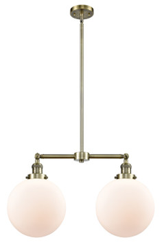 Linear/Island 2 Light Bar by Innovations ( 405 | 209-AB-G201-10-LED Franklin Restoration ) 