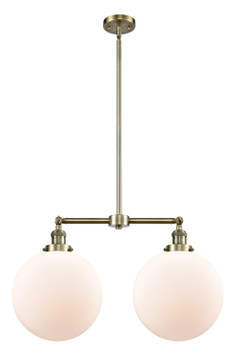 Linear/Island 2 Light Bar by Innovations ( 405 | 209-AB-G201-12-LED Franklin Restoration ) 