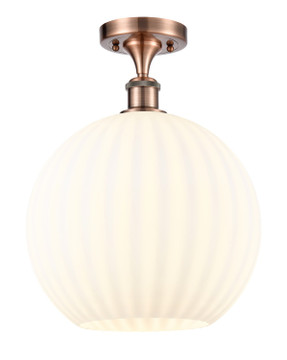 Semi-Flush Mts. Geometric/Linear by Innovations ( 405 | 516-1C-AC-G1217-12WV Ballston ) 