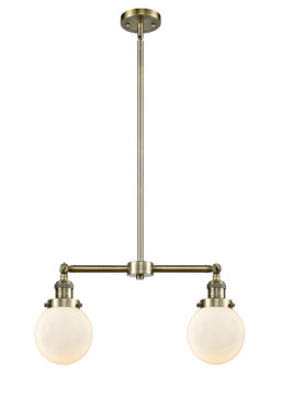 Linear/Island 2 Light Bar by Innovations ( 405 | 209-AB-G201-6-LED Franklin Restoration ) 