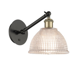 Sconces Single Glass by Innovations ( 405 | 317-1W-BAB-G422-LED Ballston ) 
