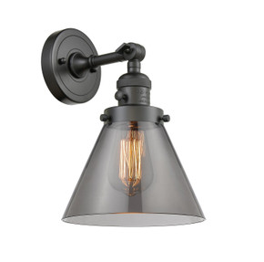 Sconces Single Glass by Innovations ( 405 | 203SW-OB-G43-LED Franklin Restoration ) 
