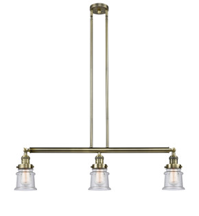 Linear/Island 3 Light Bar by Innovations ( 405 | 213-AB-G184S-LED Franklin Restoration ) 