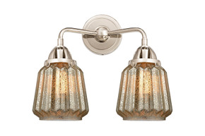 Bathroom Fixtures Two Lights by Innovations ( 405 | 288-2W-PN-G146-LED Nouveau 2 ) 