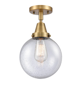 Flush Mounts Glass Down by Innovations ( 405 | 447-1C-BB-G204-8-LED Caden ) 