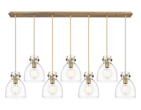 Linear/Island 4 Light + by Innovations ( 405 | 127-410-1PS-BB-G412-8CL Downtown Urban ) 