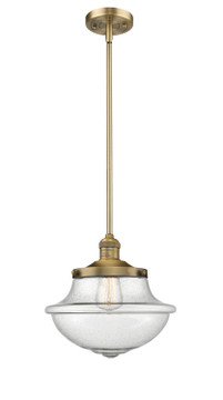 Pendants Glass Down by Innovations ( 405 | 201S-BB-G544-LED Franklin Restoration ) 