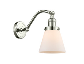 Sconces Single Glass by Innovations ( 405 | 515-1W-PN-G61-LED Franklin Restoration ) 