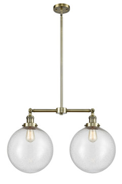 Linear/Island 2 Light Bar by Innovations ( 405 | 209-AB-G204-12-LED Franklin Restoration ) 