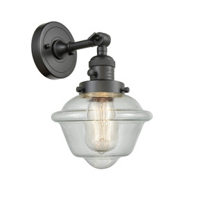 Sconces Single Glass by Innovations ( 405 | 203SW-OB-G534 Franklin Restoration ) 