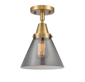 Semi-Flush Mts. Glass Down by Innovations ( 405 | 447-1C-BB-G43-LED Caden ) 