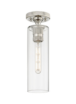 Semi-Flush Mts. Glass Down by Innovations ( 405 | 434-1F-PN-G434-12CL Downtown Urban ) 