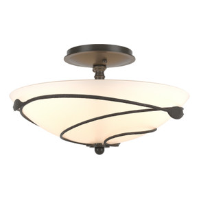 Semi-Flush Mts. Bowl Style by Hubbardton Forge ( 39 | 126712-SKT-07-GG0048 Leaf ) 