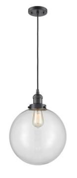 Pendants Sphere by Innovations ( 405 | 201C-OB-G202-12-LED Franklin Restoration ) 