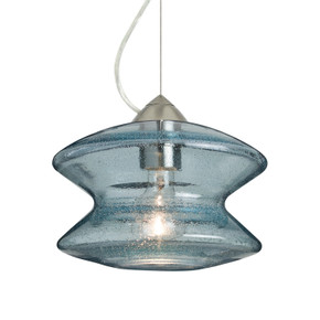 Mini Pendants Glass Down by Besa ( 74 | 1KX-ZENBL-EDIL-SN Besa Zen Cable Pendant ) 