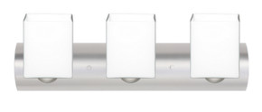 Bathroom Fixtures Three Lights by Besa ( 74 | 3WZ-449807-LED-SN Rise ) 