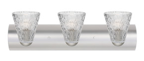 Bathroom Fixtures Three Lights by Besa ( 74 | 3WZ-NICO5CL-LED-SN Nico ) 