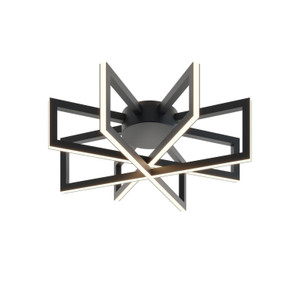 Flush Mounts Cage Style by AFX Lighting ( 162 | CSSC17L30D1BK Cass ) 