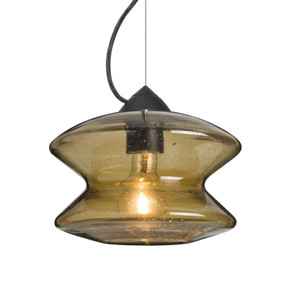 Mini Pendants Glass Down by Besa ( 74 | 1KX-ZENLT-BK Besa Zen Cable Pendant ) 