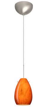 Mini Pendants Glass Down by Besa ( 74 | 1XC-1713HB-SN Pera ) 