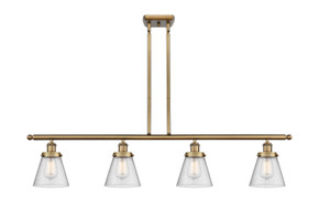 Linear/Island 4 Light + by Innovations ( 405 | 916-4I-BB-G64-LED Ballston Urban ) 