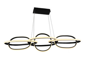 Linear/Island Ring/Halo by Avenue Lighting ( 192 | HF5025-BK Circa Led ) 