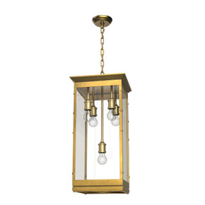 Foyer/Hall Lanterns Glass w/Frame by Alora ( 452 | PD351018VB Douglas ) 