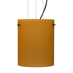 Mini Pendants Glass Down by Besa ( 74 | 1KG-4006OK-LED-BK Besa Tamburo 8 Cable Pendant ) 